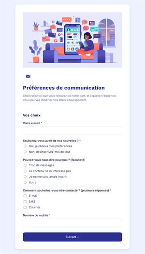 Préférences de communication
